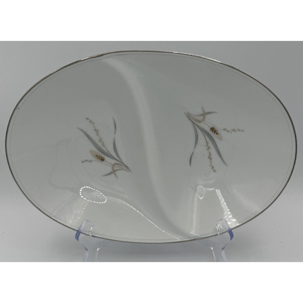 Sango Style House Simplicity Divided Serving Dish Wheat Design Japan EUC